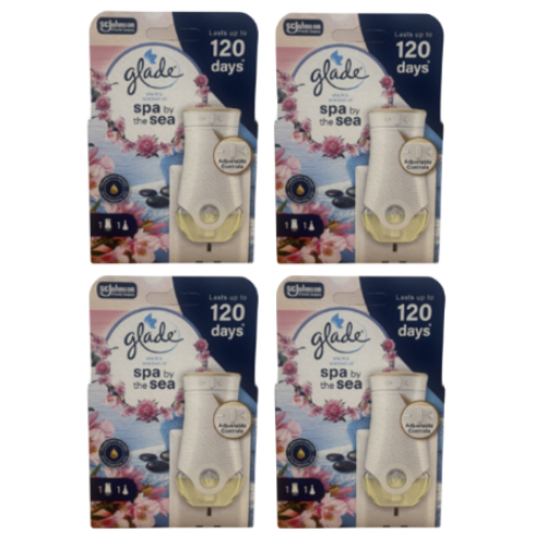 Glade Spa By The Sea Plug And Refill x4